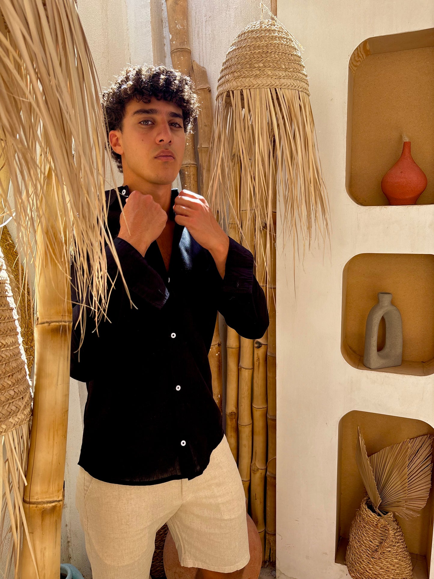 Linen Men Shorts