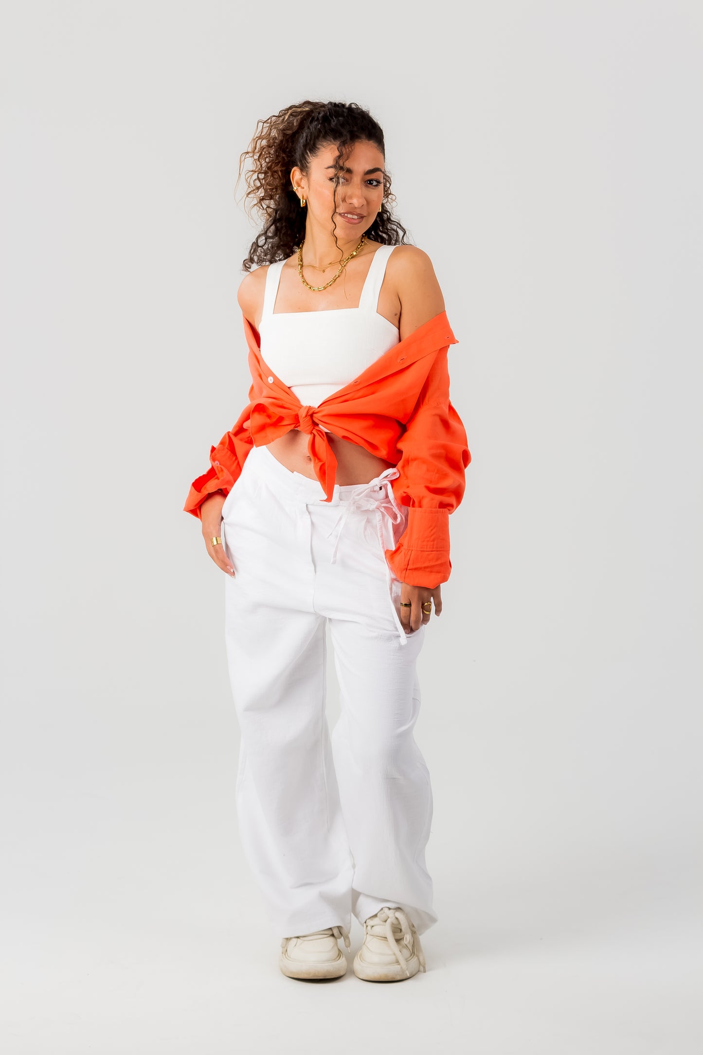 Unisex Long Sleeve Linen Shirt